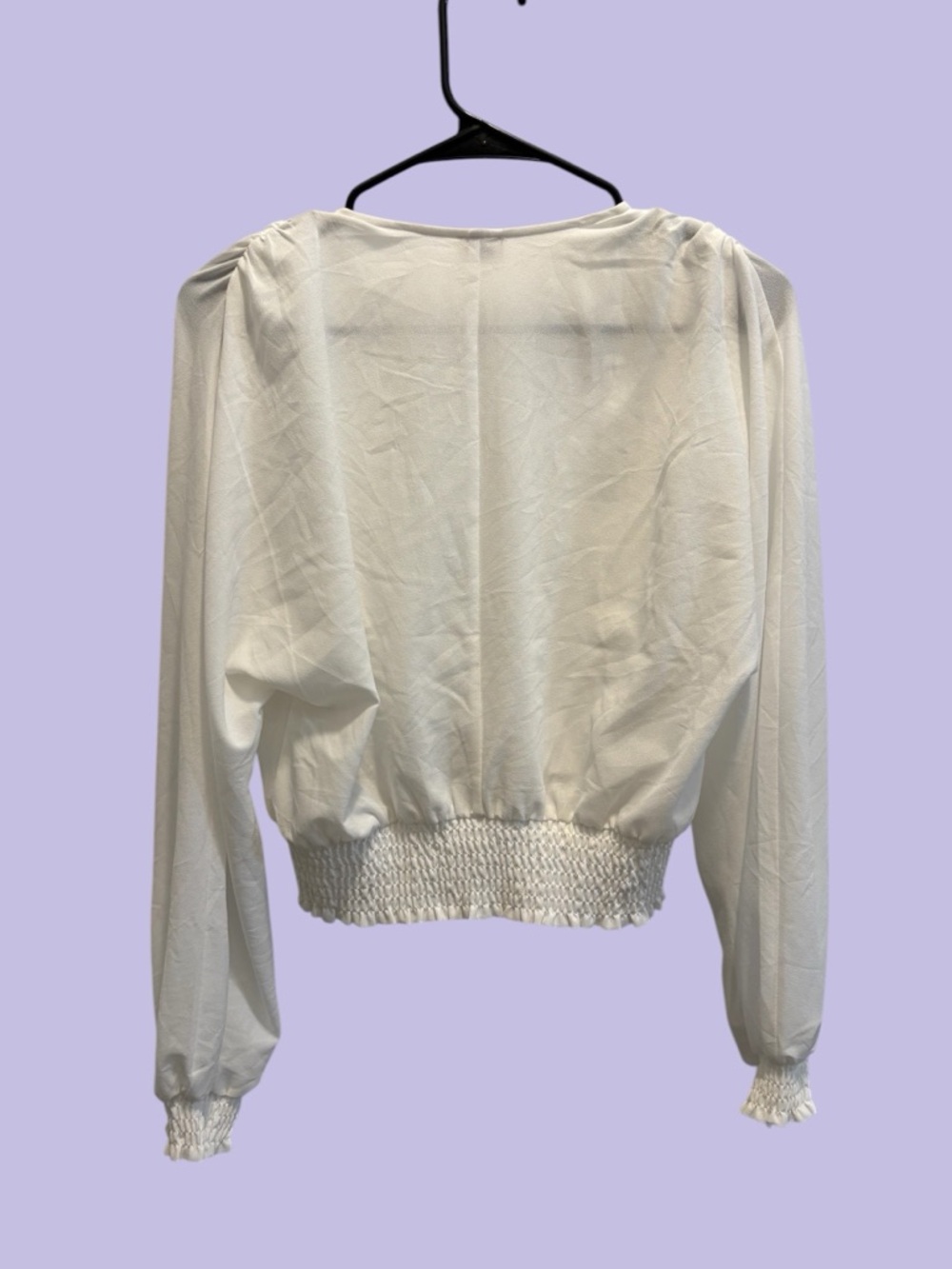 Aritzia Wilfred white wrap top - Picture 2 of 8